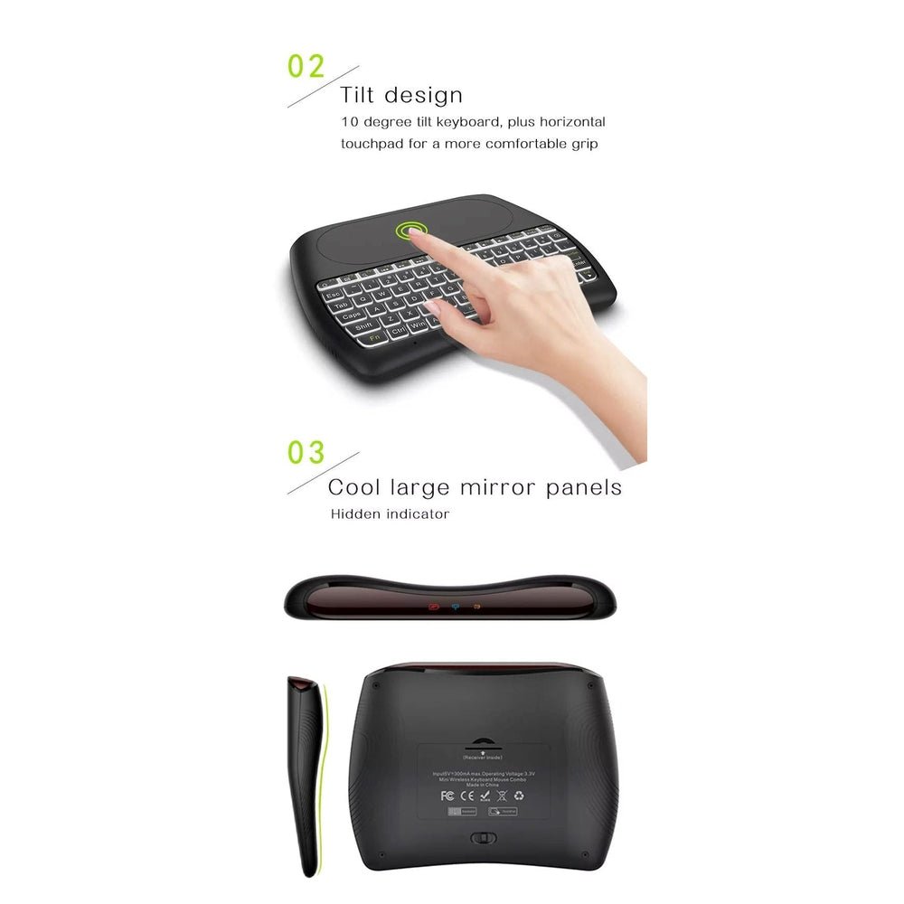 безжична клавиатура и мишка за телевизор smart android tv box- Atron безжична клавиатура и мишка за телевизор smart android tv box- Atron
